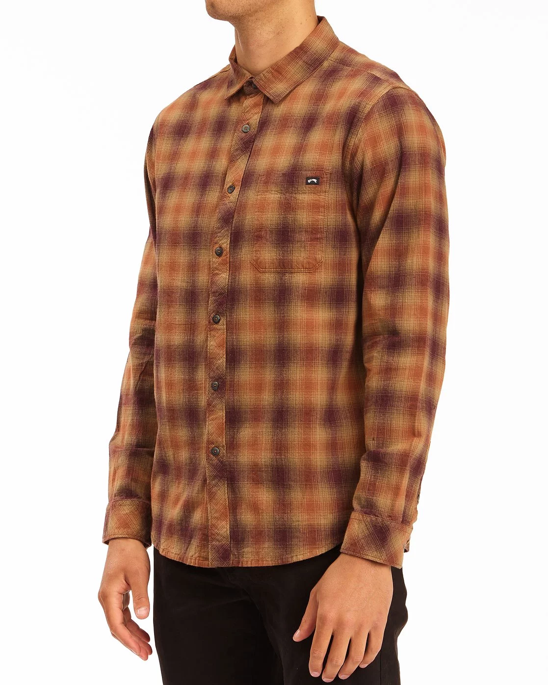 Coastline Long Sleeve Plaid Shirt Men's