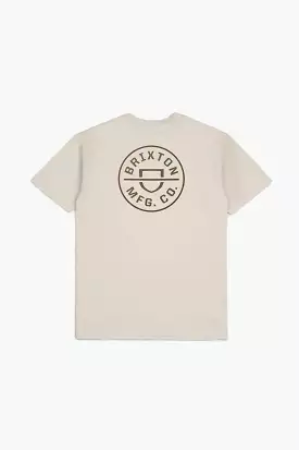 Crest II S/S Standard Tee - Cream/Sea Kelp/Sepia