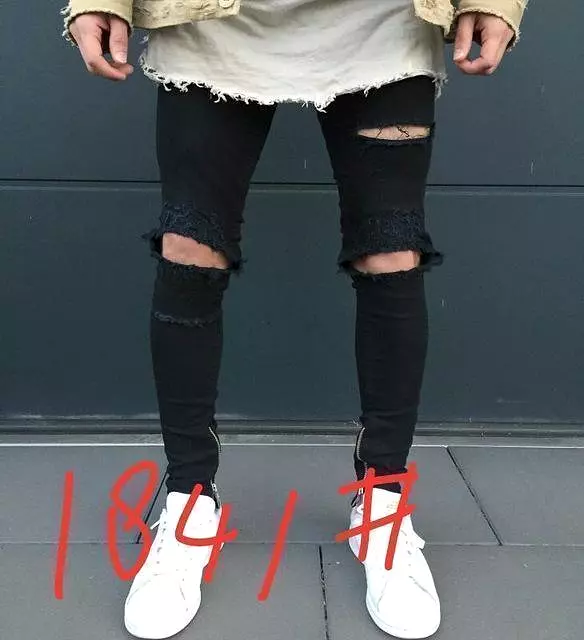 Distressed Denim Jeans Pants For Men