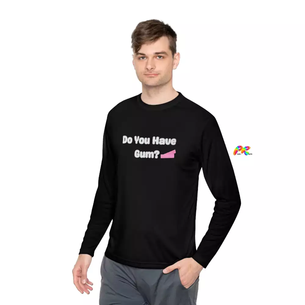 Do You Have Gum Unisex Lightweight Long Sleeve T-Shirt