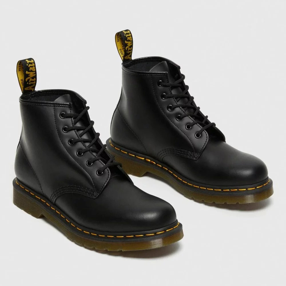 Dr. Martens Men's 101 Yellow Stitch - Black