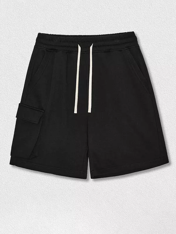 Drawstring Men Cargo Shorts