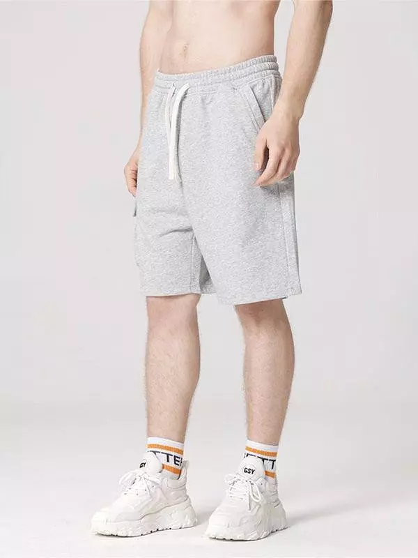 Drawstring Men Cargo Shorts