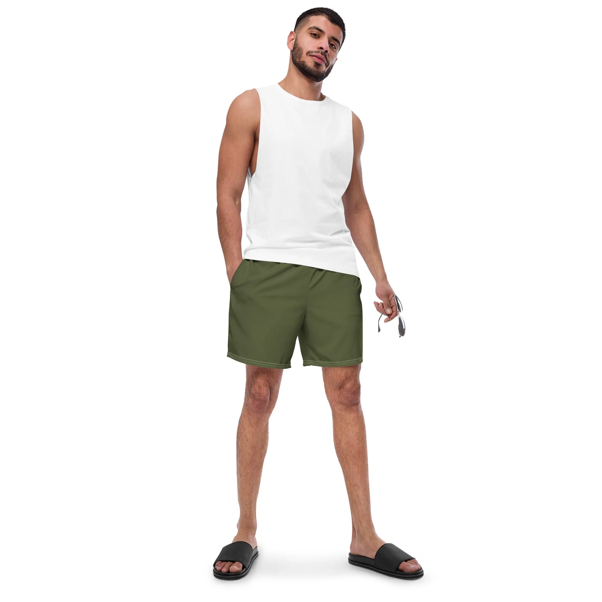 ECO MEN'S SWIM SHORTS | KHAKI