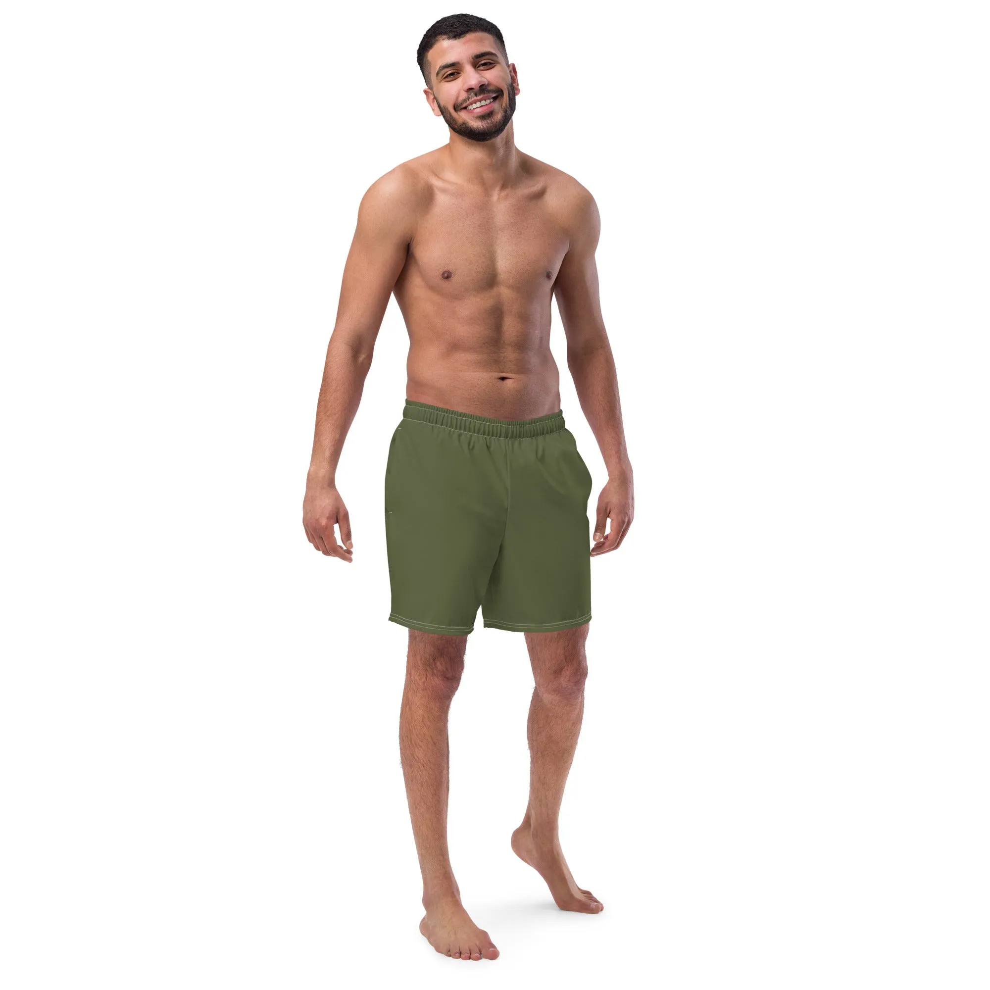 ECO MEN'S SWIM SHORTS | KHAKI