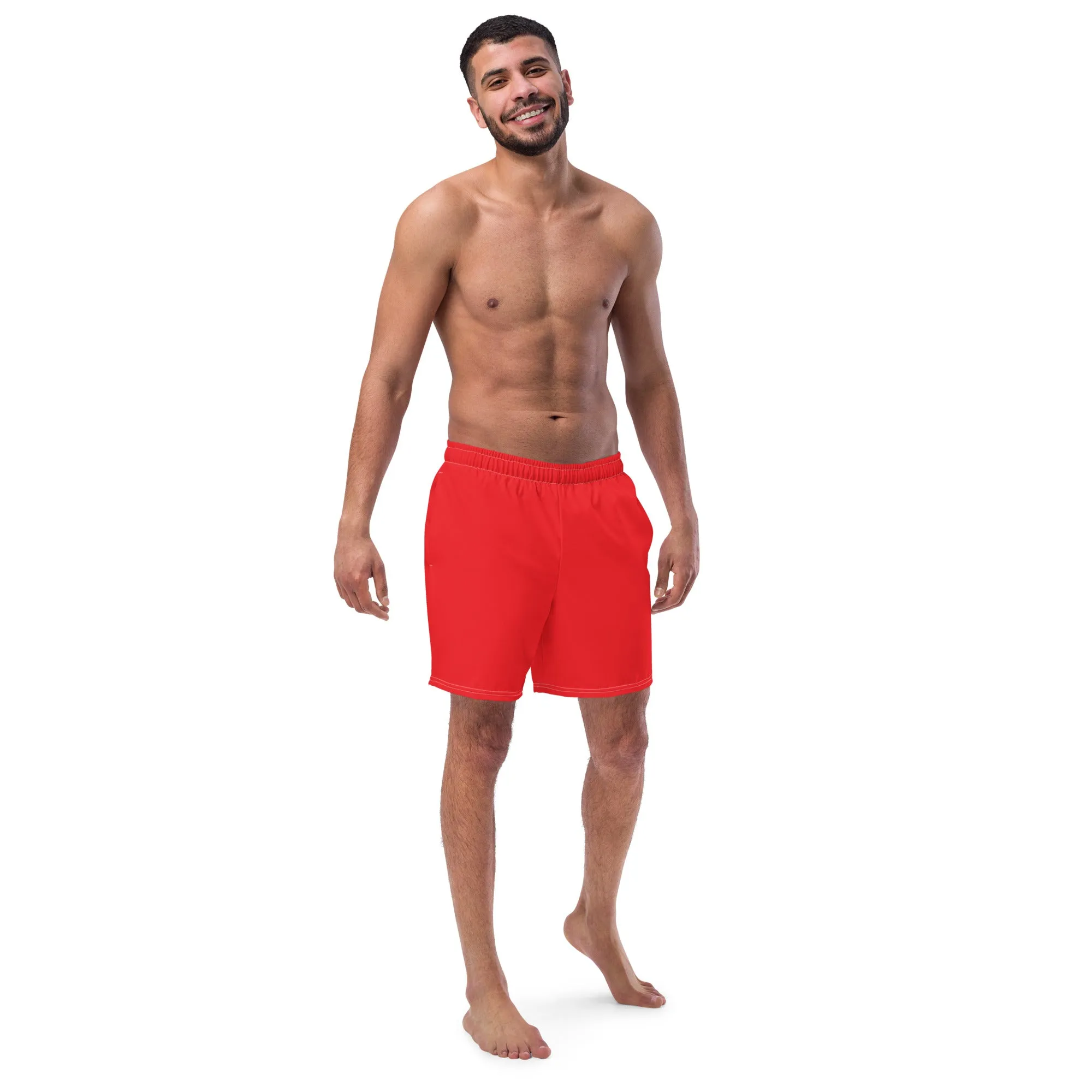 ECO MEN'S SWIM SHORTS | RED