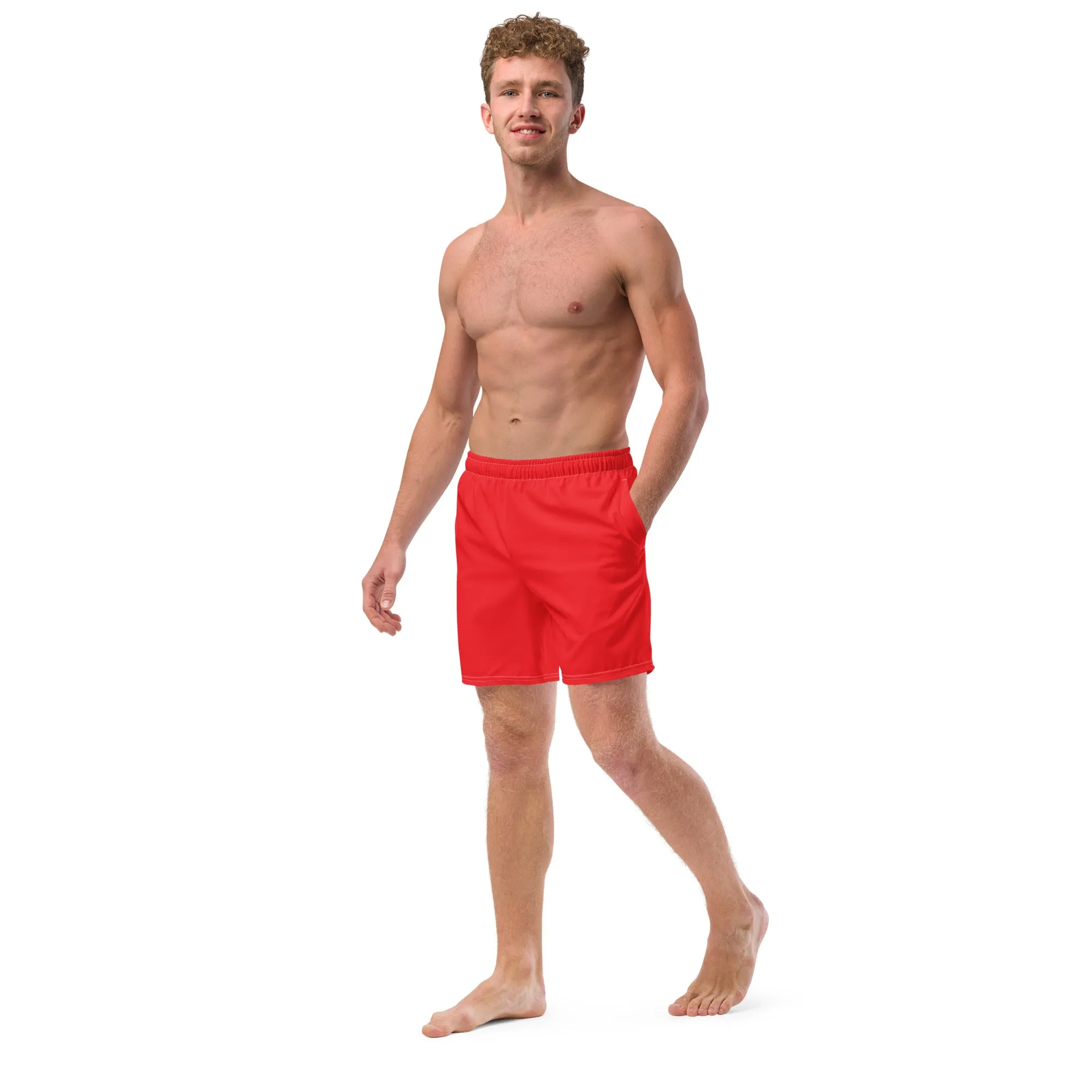 ECO MEN'S SWIM SHORTS | RED