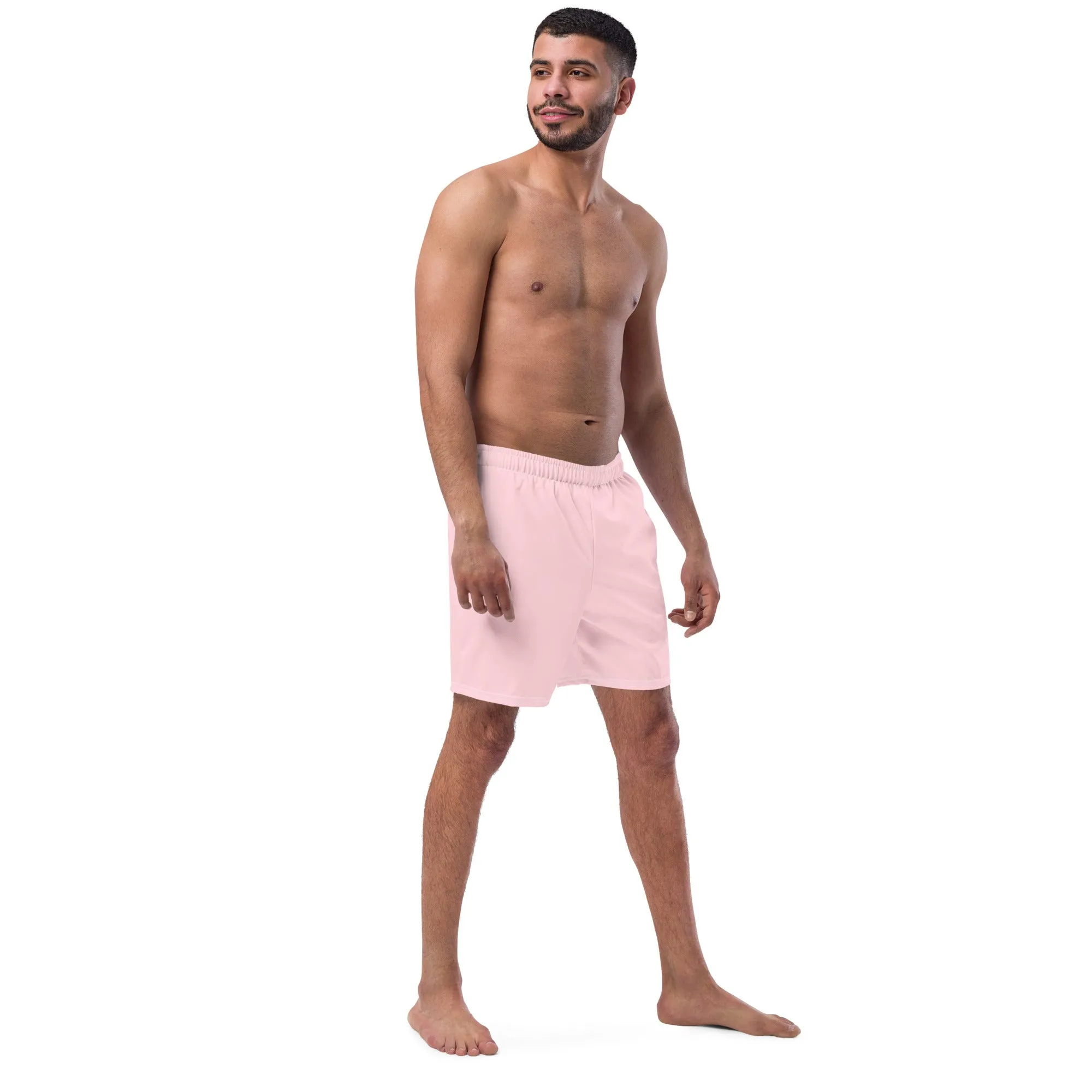 ECO MEN'S SWIM SHORTS - BLUSH PINK