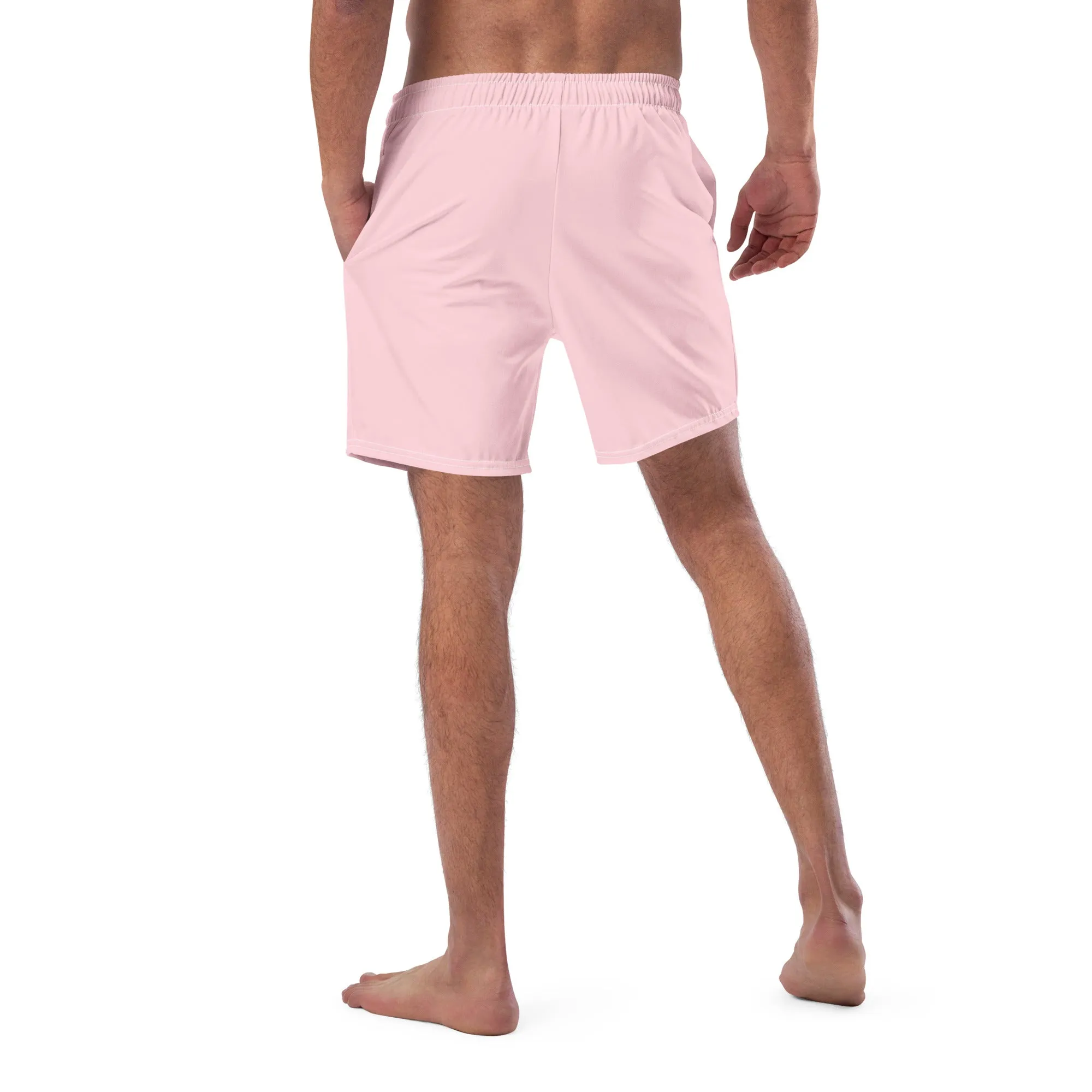 ECO MEN'S SWIM SHORTS - BLUSH PINK