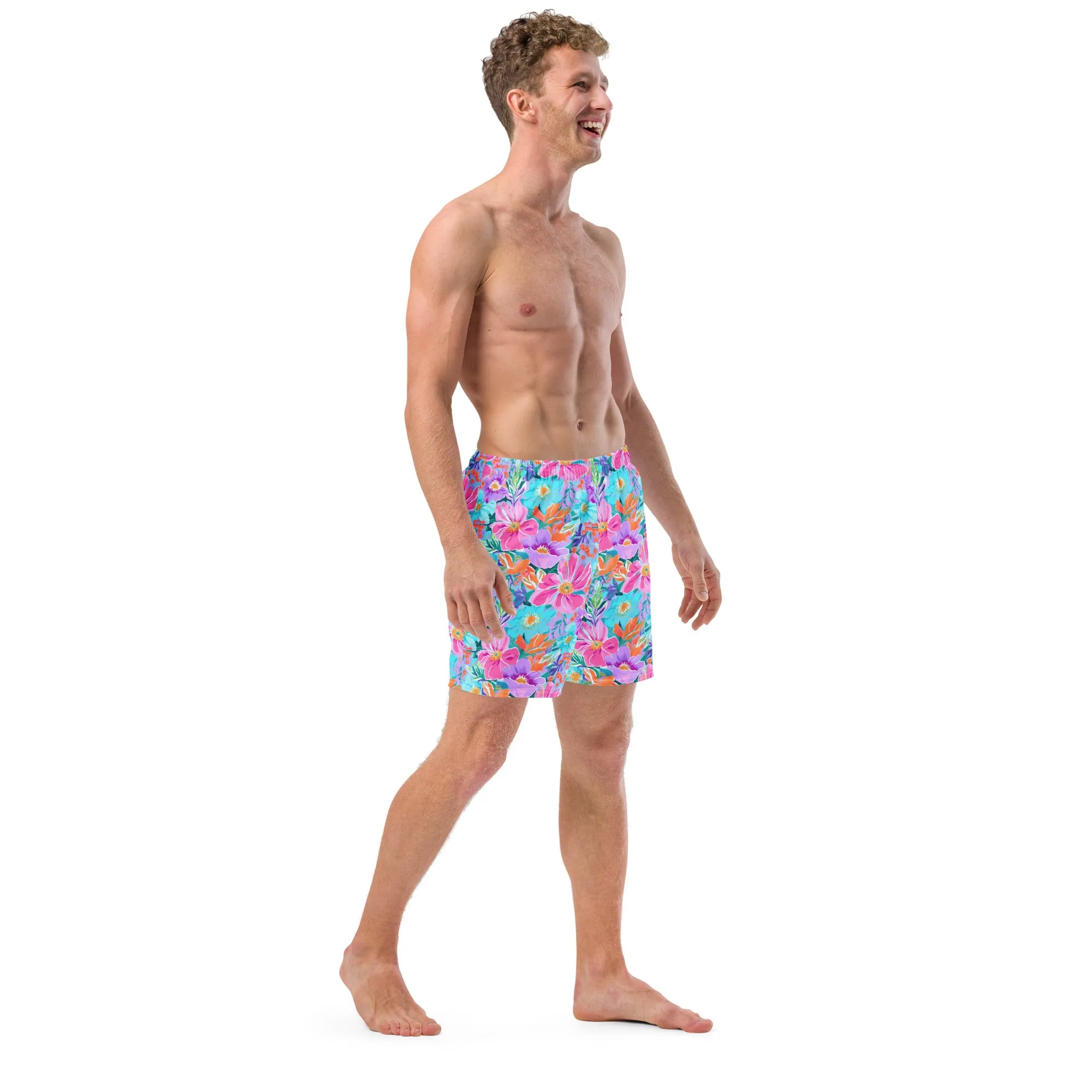 ECO MEN'S SWIM SHORTS - FLURINA FLORALS