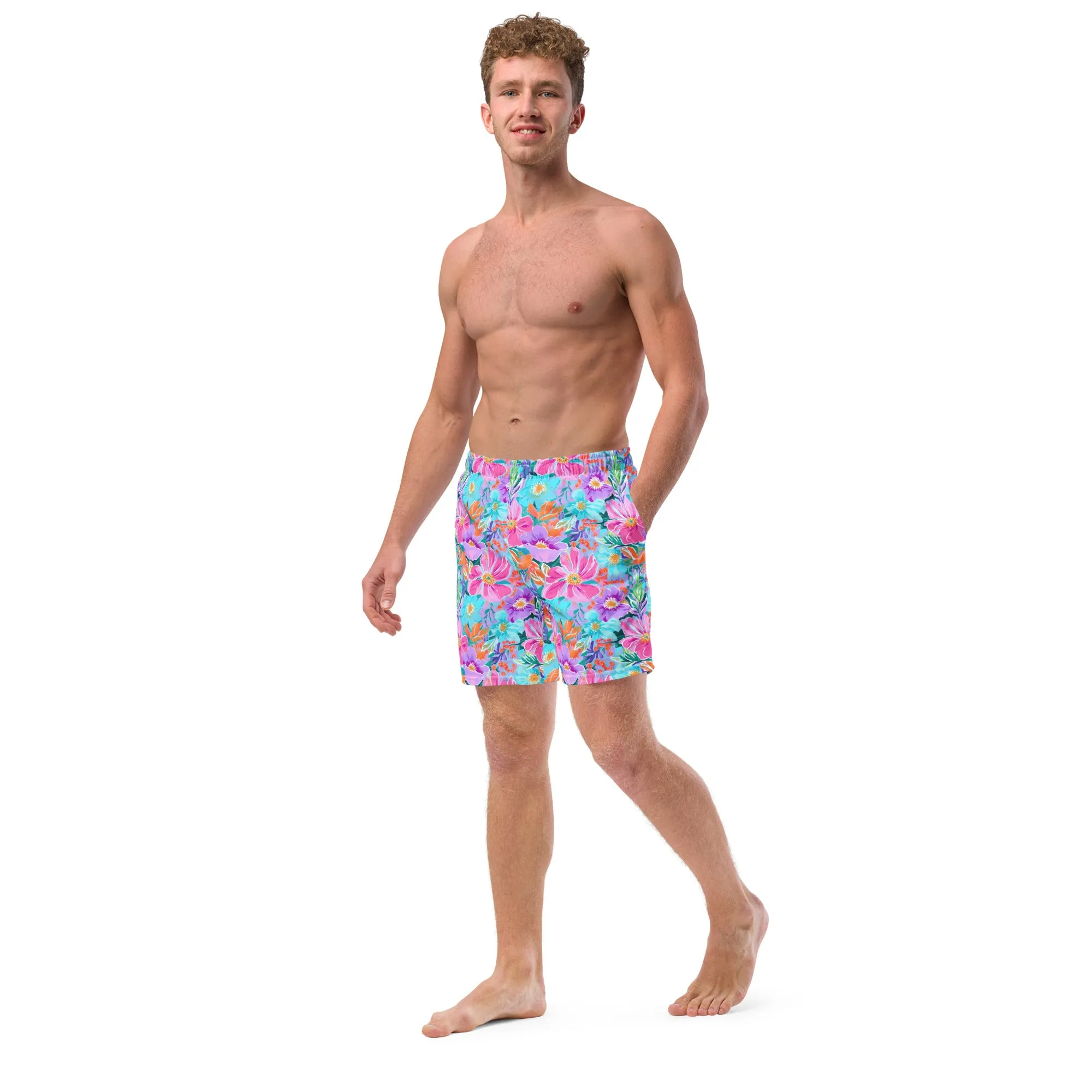 ECO MEN'S SWIM SHORTS - FLURINA FLORALS