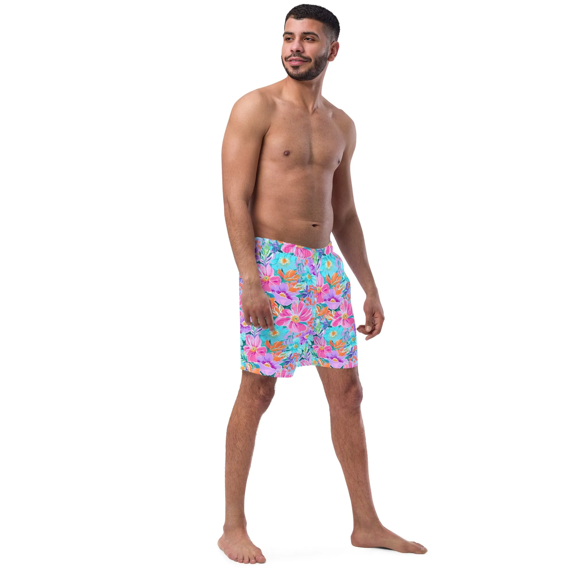 ECO MEN'S SWIM SHORTS - FLURINA FLORALS