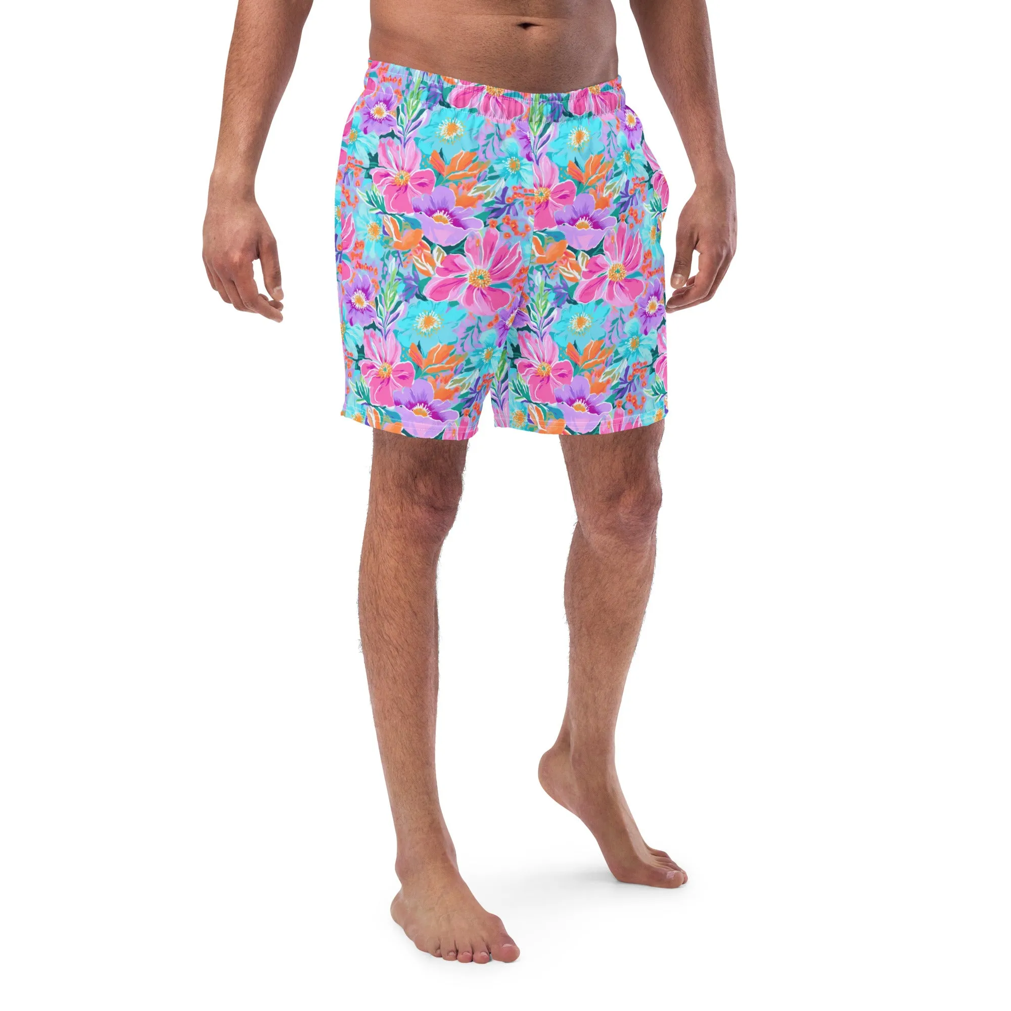 ECO MEN'S SWIM SHORTS - FLURINA FLORALS