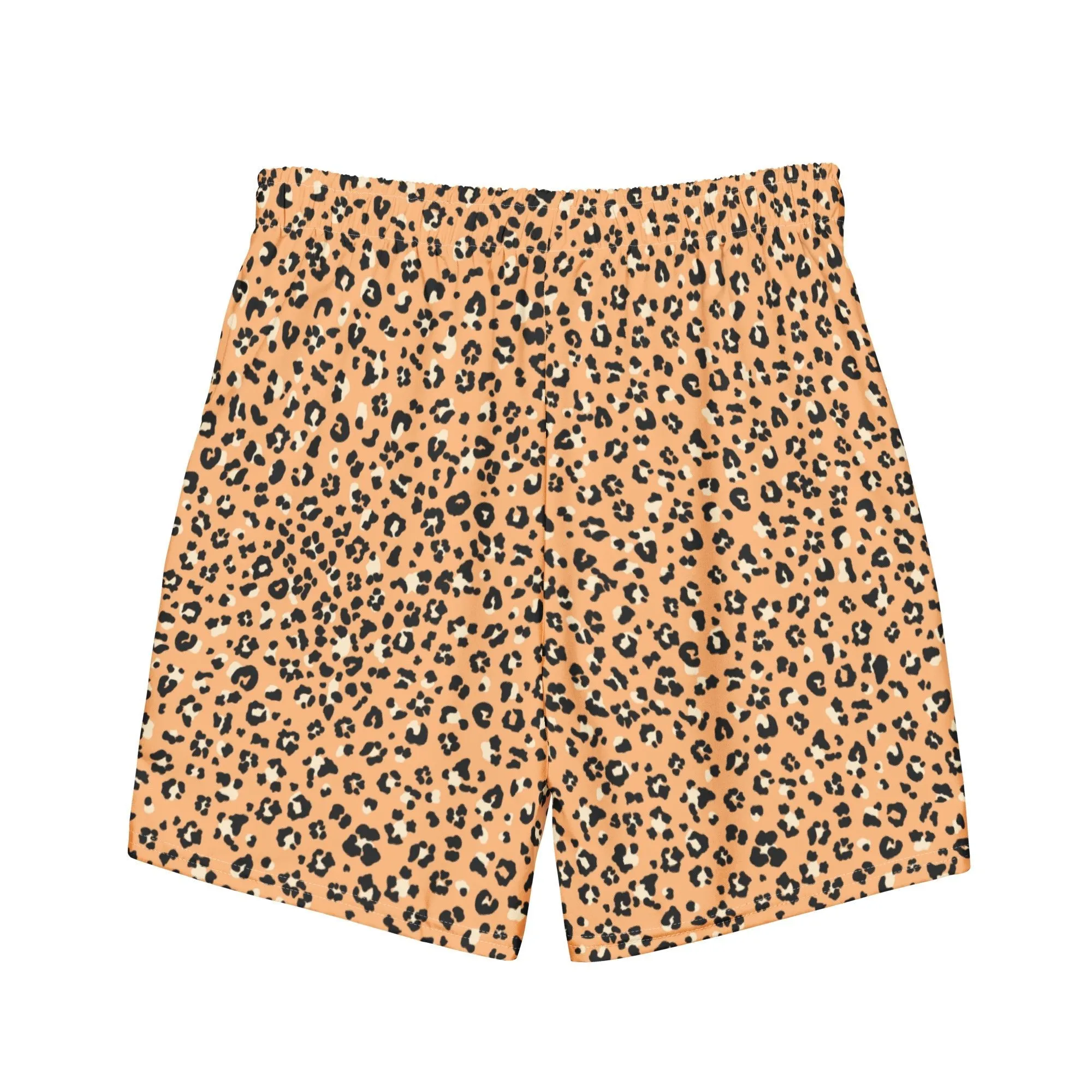 ECO MEN'S SWIM SHORTS |ORANGE LEOPARD