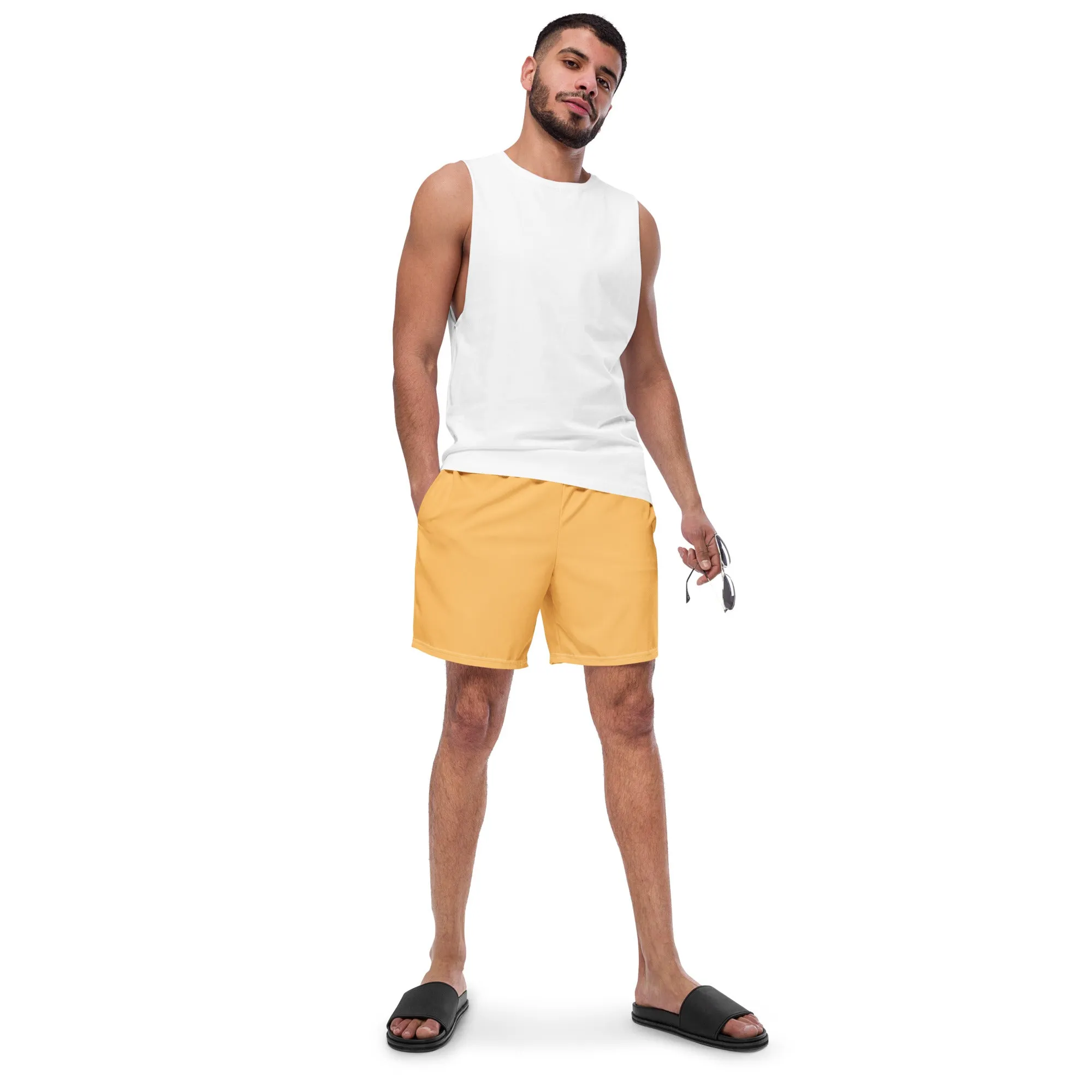 ECO MEN'S SWIM SHORTS |PEACH