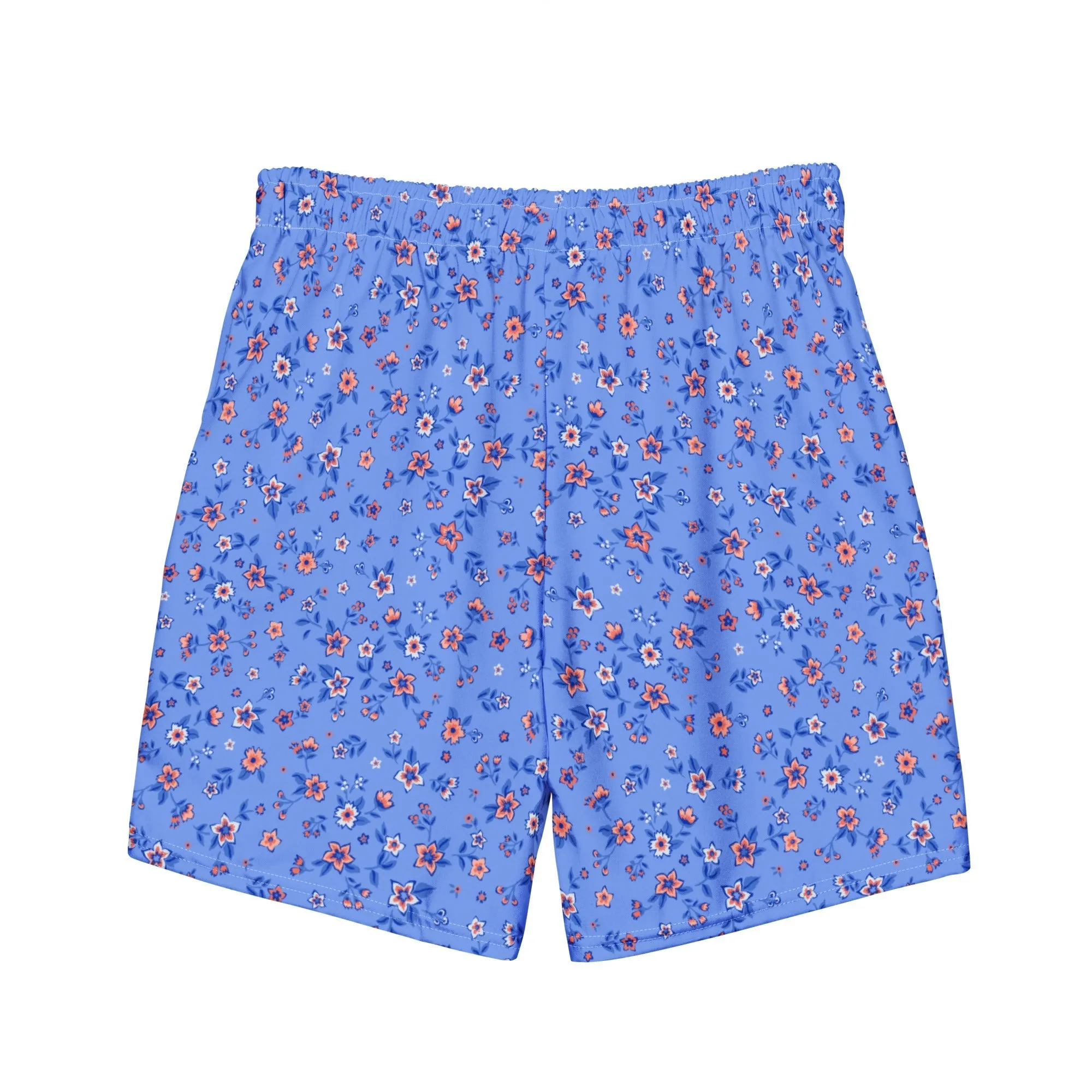 ECO MEN'S SWIM SHORTS |SAPPHIRE FLORALS