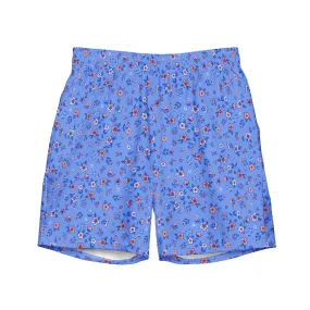 ECO MEN'S SWIM SHORTS |SAPPHIRE FLORALS