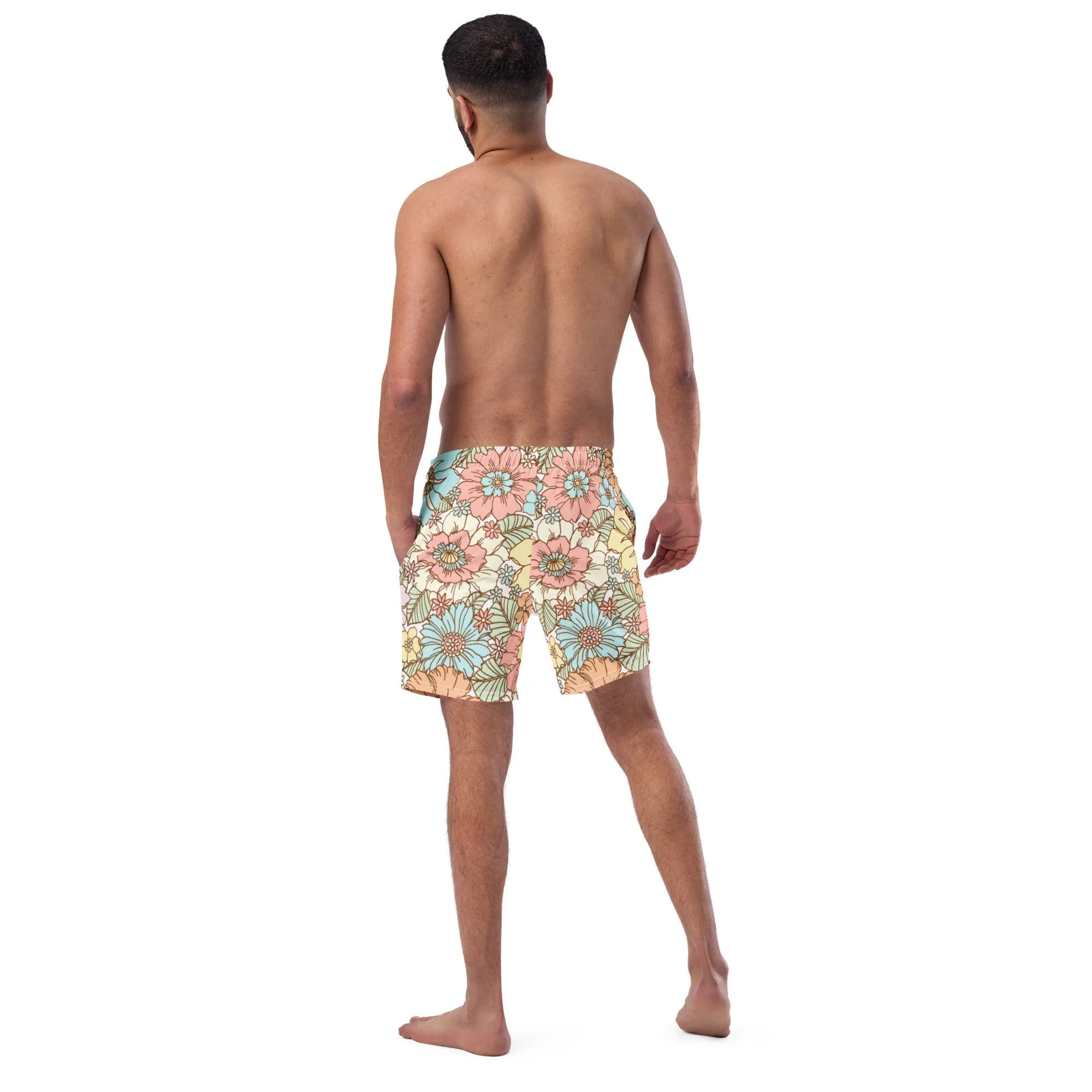 ECO MEN'S SWIM SHORTS |SUNSET GARDEN