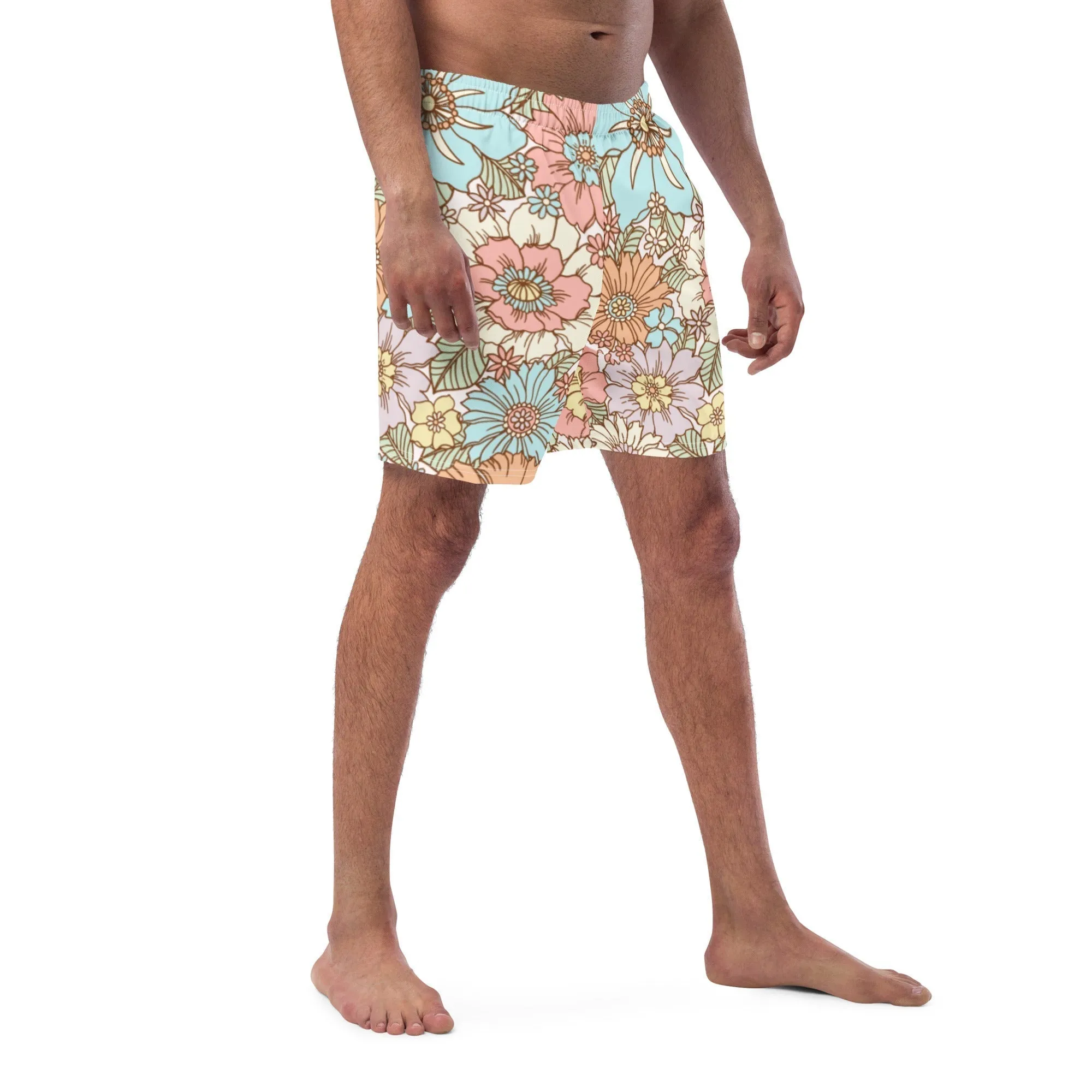 ECO MEN'S SWIM SHORTS |SUNSET GARDEN