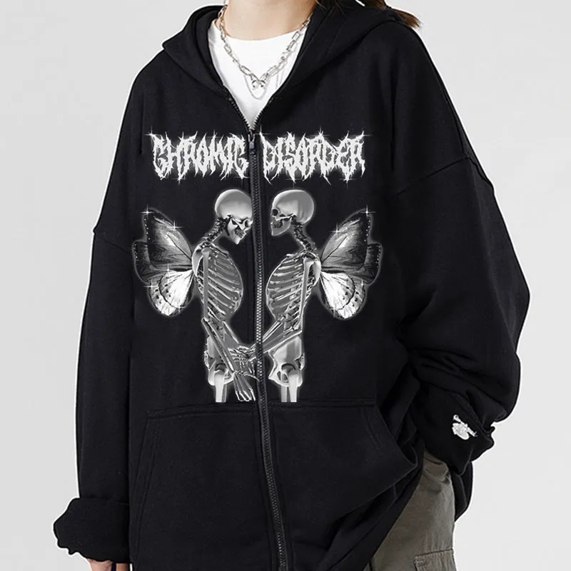 Ethereal Bones | Streetwear Skeleton Hoodie