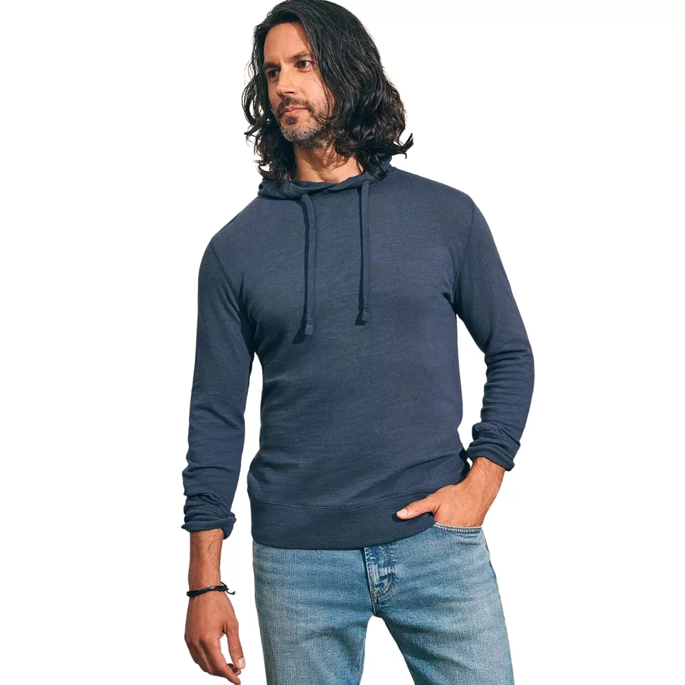 Faherty Men's Sunwashed Slub Hoodie