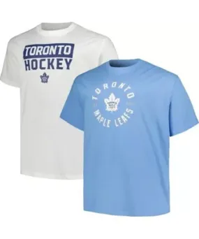 Fanatics Men's NHL Fanatics Toronto Maple Leafs Big & Tall 2-Pack T-Shirt Set