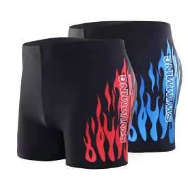 Flame Swim Trunks For Men