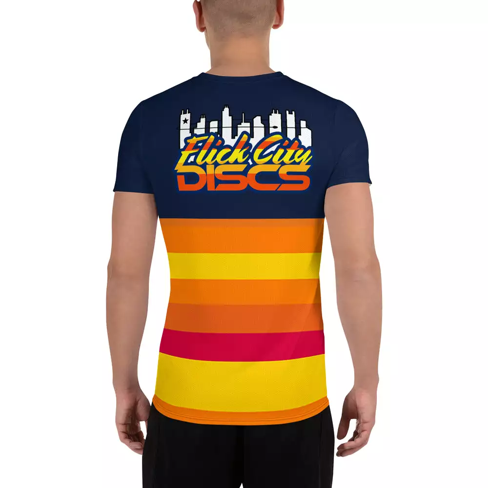 Flick City Discs H-town Classic Men's Performance Shirt