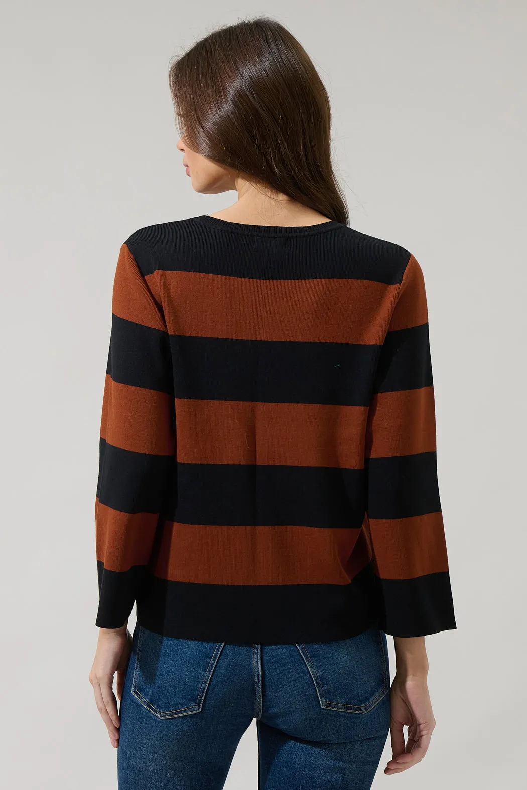 Gary Striped Long Sleeve Sweater