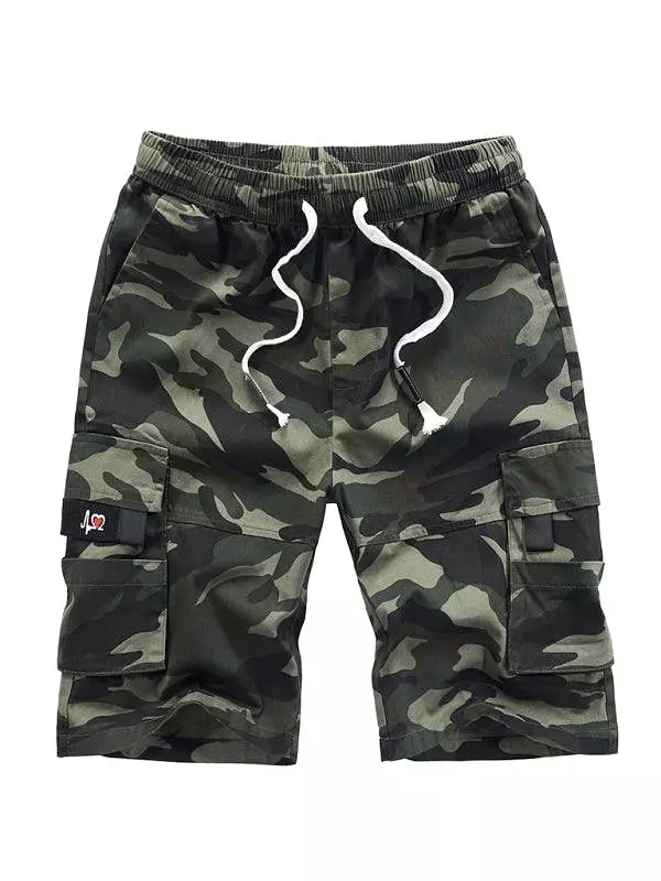 Hearts Slim Fit Cargo Shorts