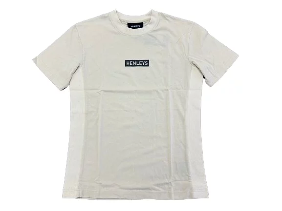 HENLEYS MEN'S MICRO STAPLE CREAM TEE