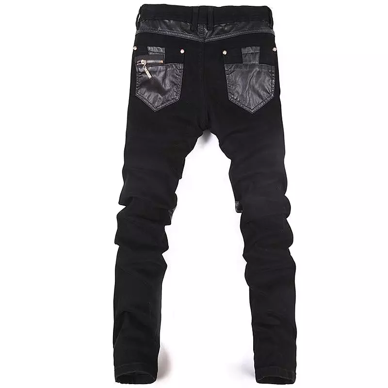 Hip Hop Leather Pants For Men