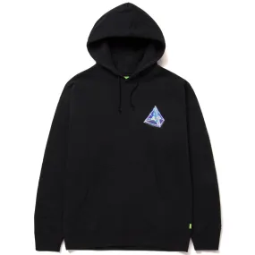 HUF TESSERACT TRIPLE TRIANGLE PULLOVER HOODIE // BLACK