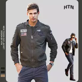 INSOCK-Men's military style casual jacket for autumn & winter.