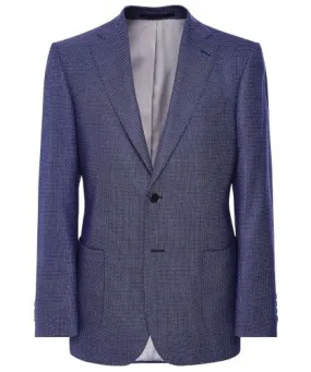 J. Blades Blue Virgin Wool Dot Jacket | Jules B