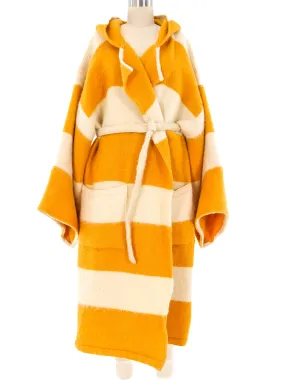 Jean-Charles de Castelbajac Striped Wool Blanket Coat