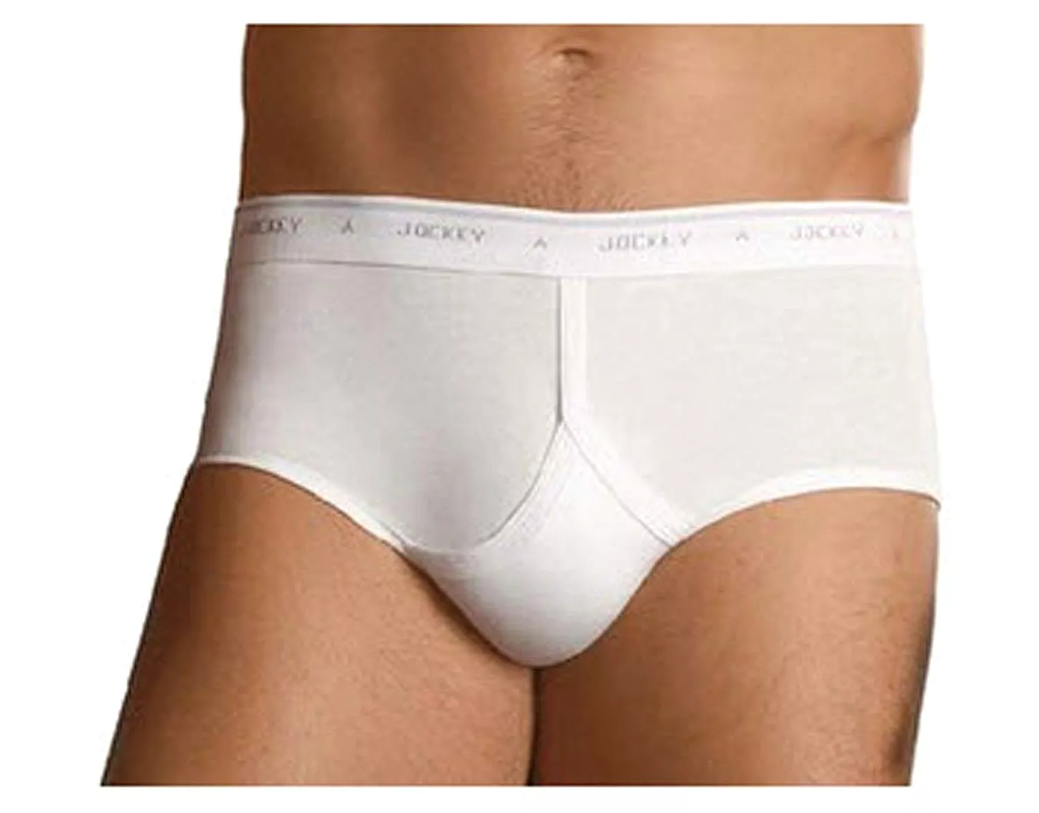 Jockey White Y-Front Mens Underwear Briefs Trunks Plus Size