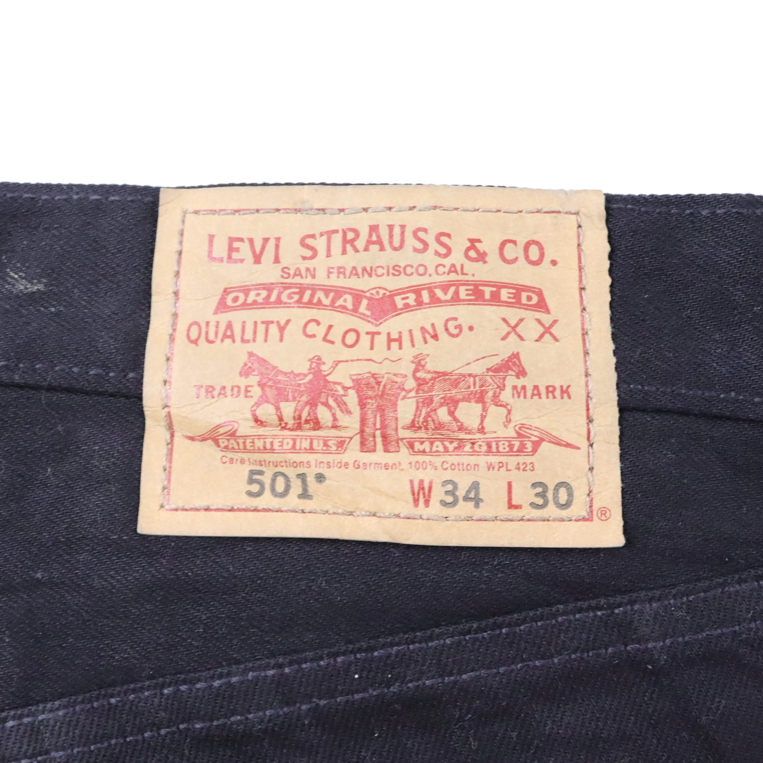 Levi's 501 Black Jeans