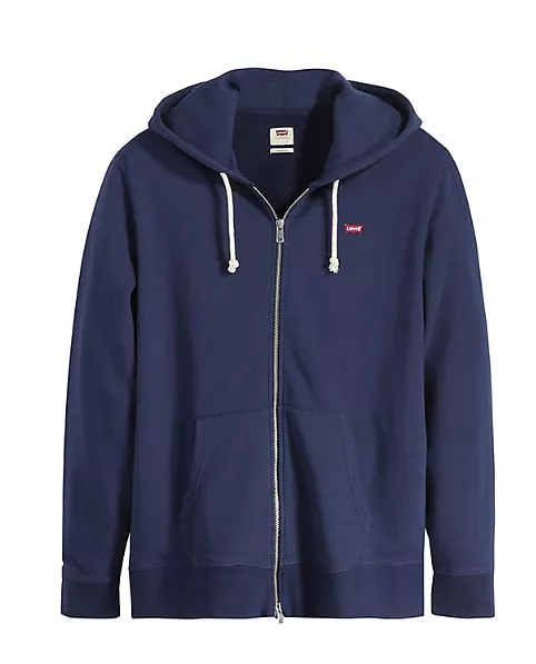 LEVI'S MEN'S NEW ORIGINAL ZIP-UP HOODIE - NAVAL ACADEMY