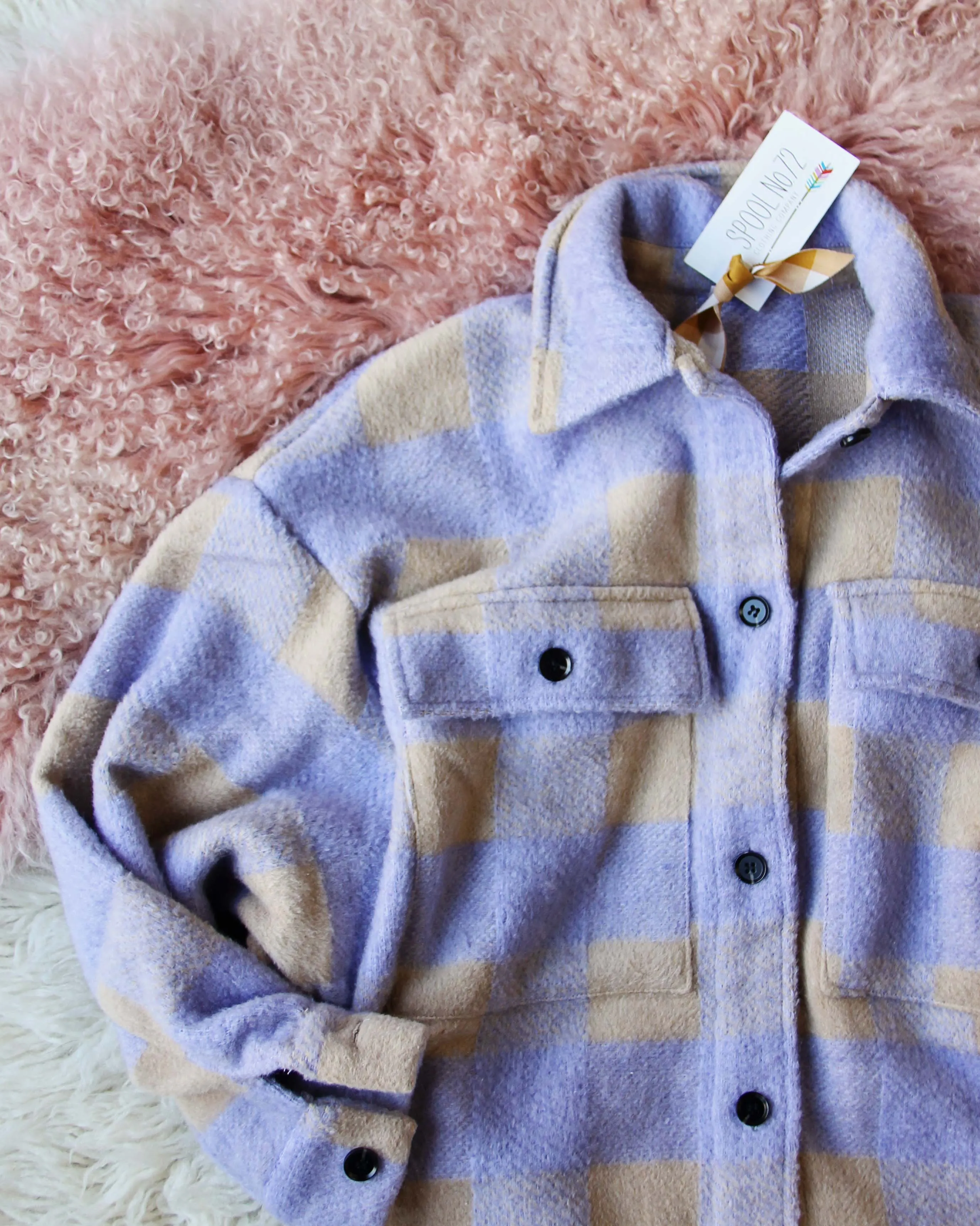 Lilac Mountain Shirt Jacket