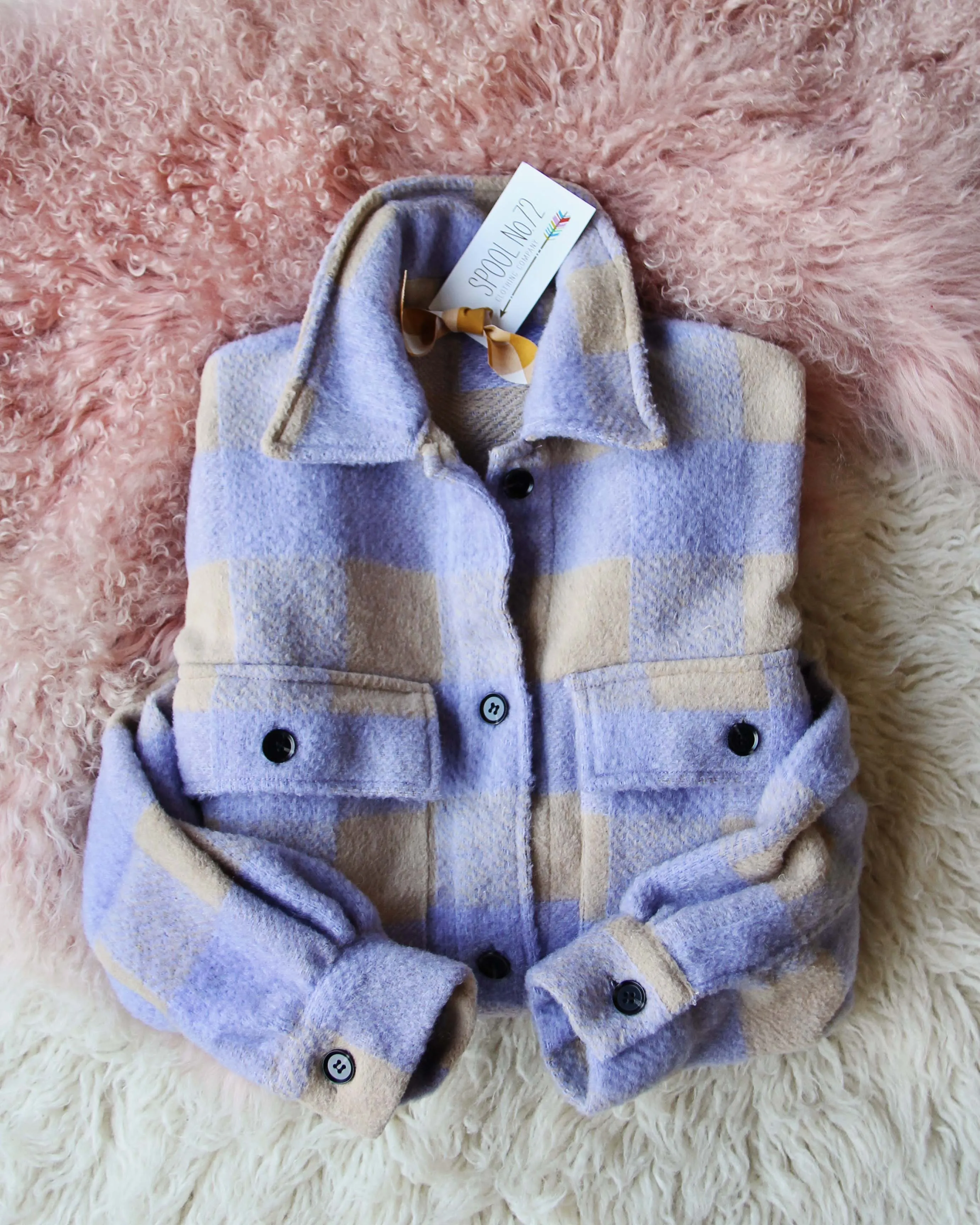 Lilac Mountain Shirt Jacket