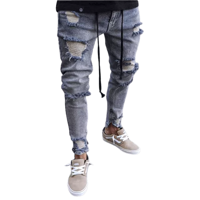 Men Jeans With Patches