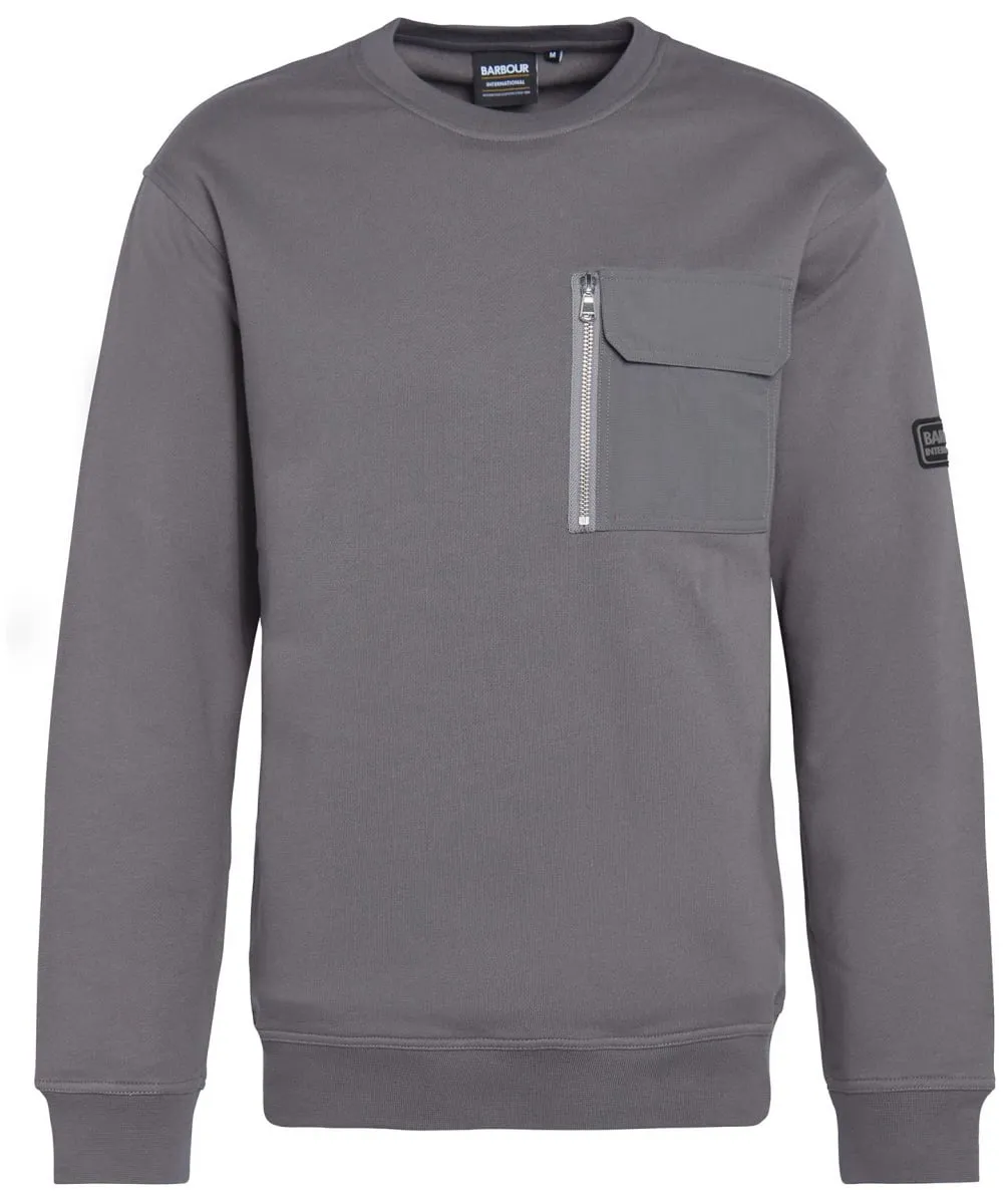 Men's Barbour International Counter Crew Neck Sweatshirt