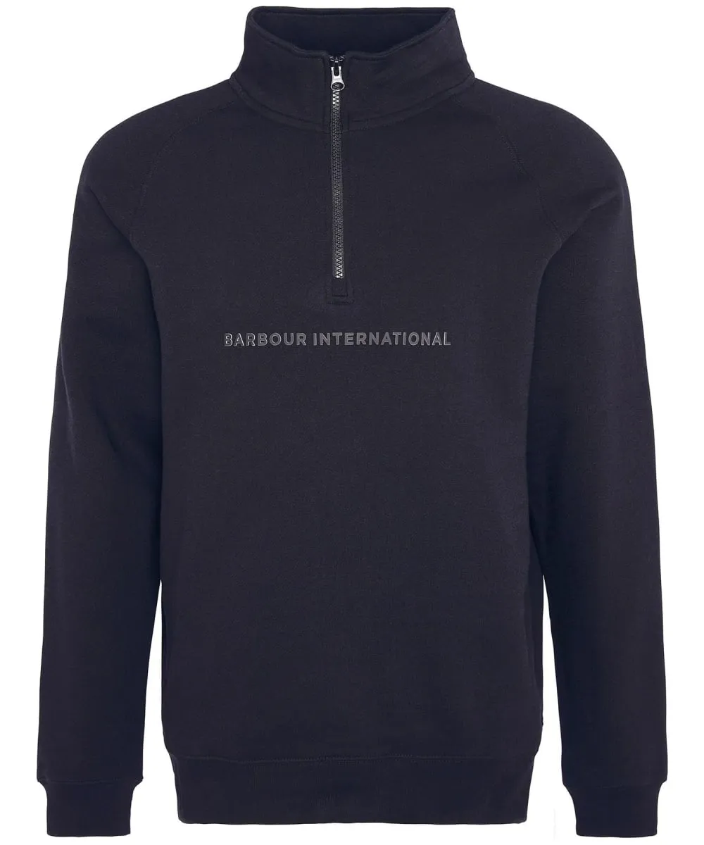 Men's Barbour International Shadow Half Zip Sweatshirt