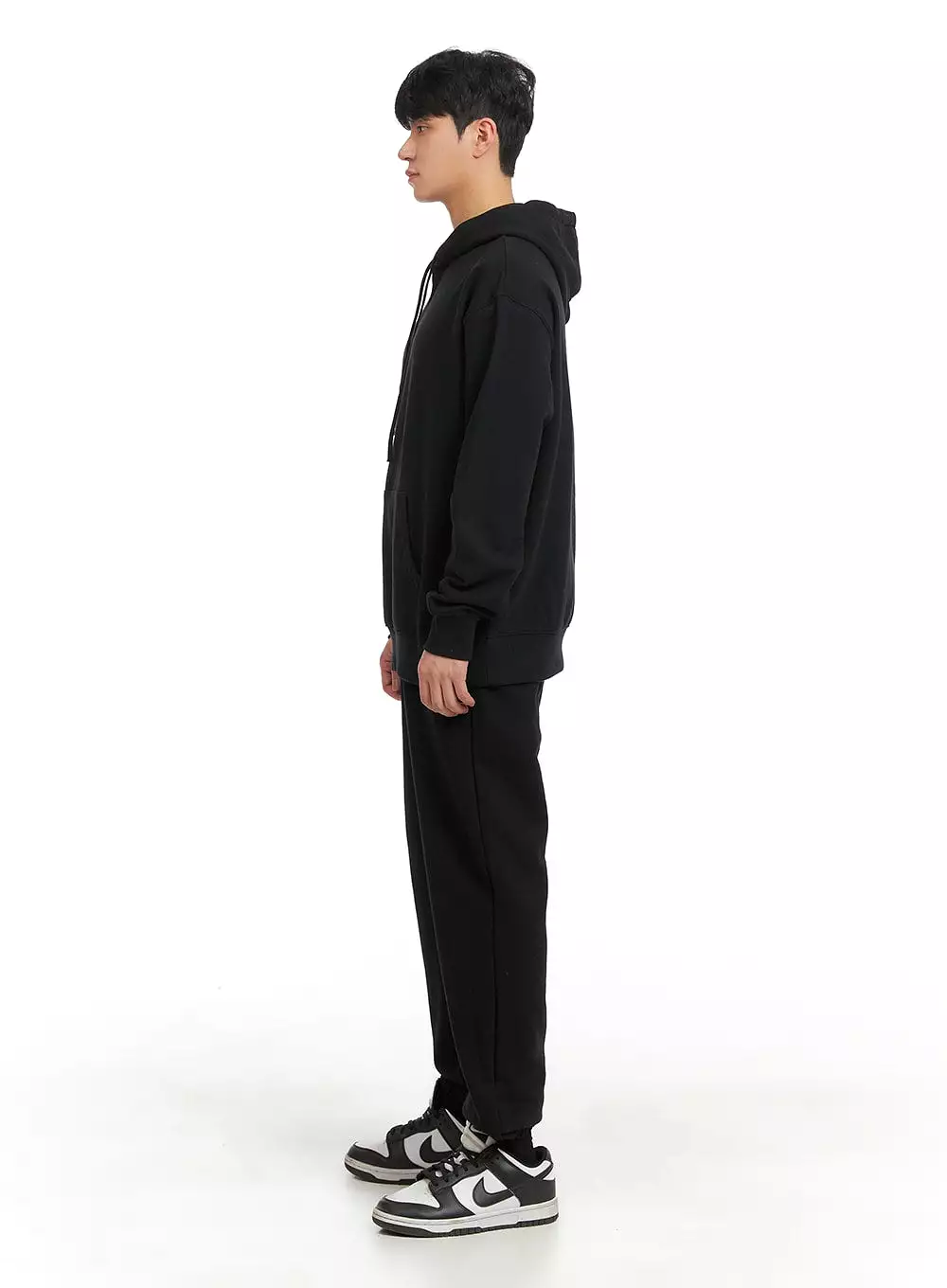 Men's Basic Hoodie IA402 / Black