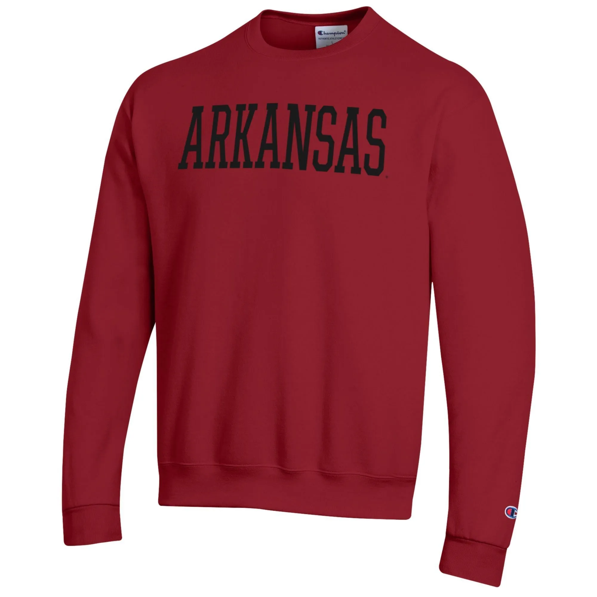 Men's Champion Cardinal Arkansas Razorbacks Eco Powerblend Crewneck Sweatshirt