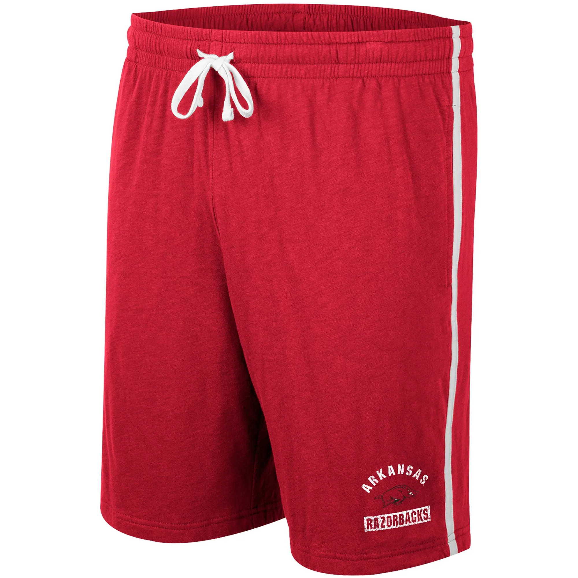 Men's Colosseum Cardinal Arkansas Razorbacks Thunder Slub Shorts