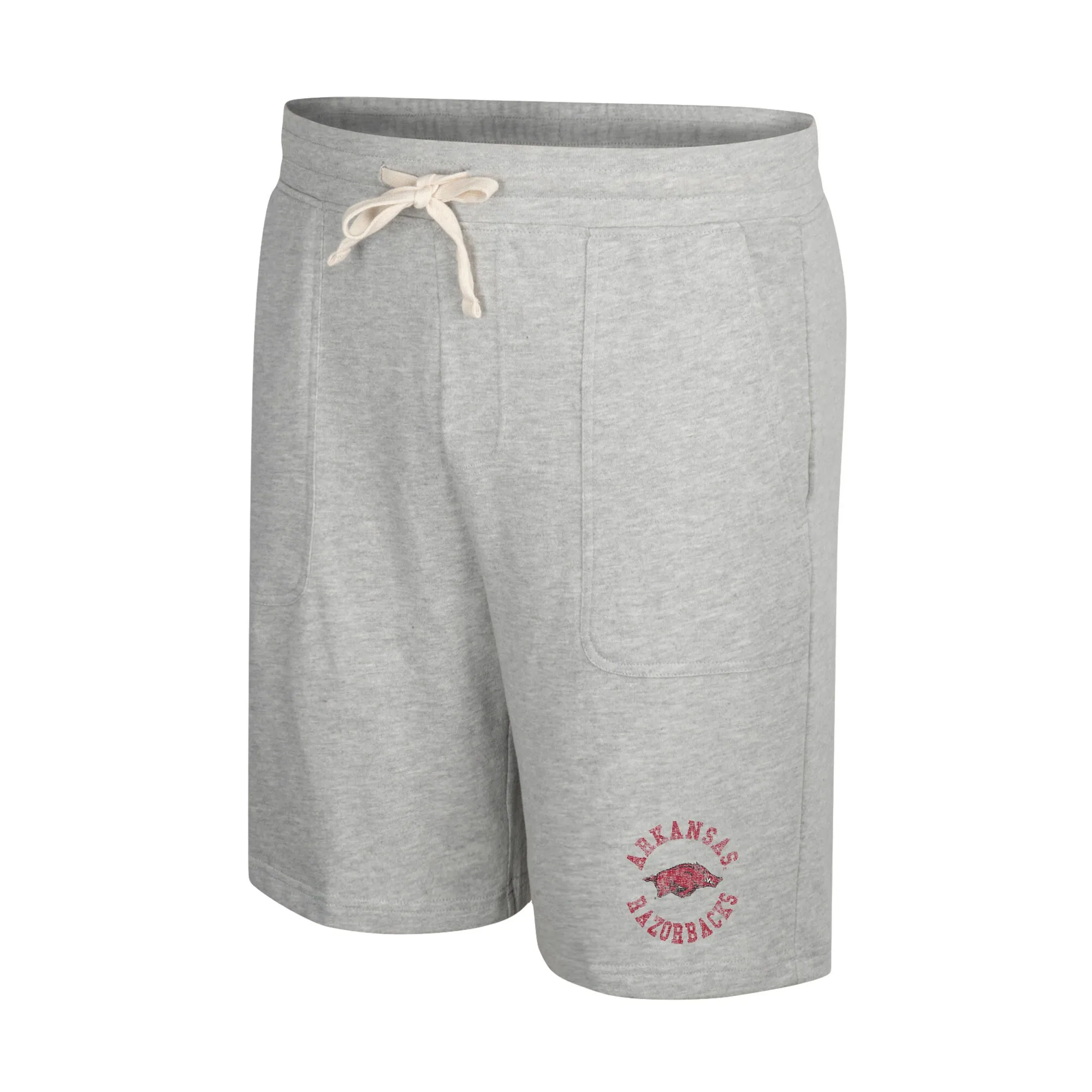 Men's Colosseum Heather Gray Arkansas Razorbacks Love To Hear This Terry Shorts