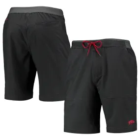 Men's Columbia Charcoal Arkansas Razorbacks Twisted Creek Omni-Shield Shorts