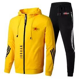 Men's Fashion Tracksuit Hoodie Set S4592017